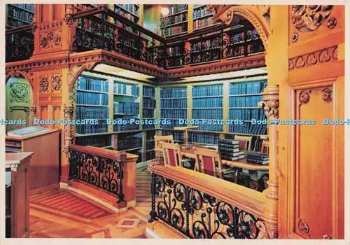D273921 Ansichten der allgemeinen Einrichtung der Bibliothek mit hervorragenden Beispielen für