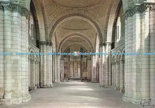 D273927 Abbaye de Fontevraud Nef de l Eglise Abbatiale fin XII s Greff