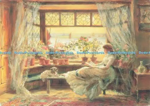 D268827 Bridgeman Art Library Lesungen am Fenster Hastings Charles James Lewi