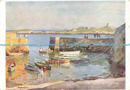 D268829 Dublin Dalkey Harbour Stephen Bone Soho Publishing 1948