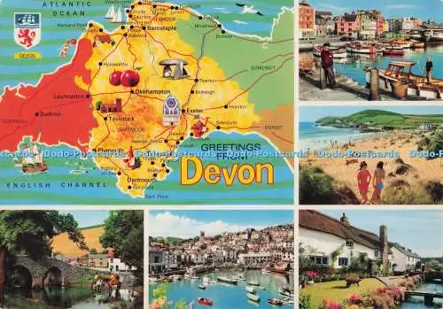 D273944 Grüße von Devon John Hinde Ltd Mehrfachansicht