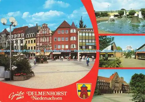 D268860 Grusse aus Delmenhorst Niedersachsen Schoning Gebruder Schmidt Multi Vie