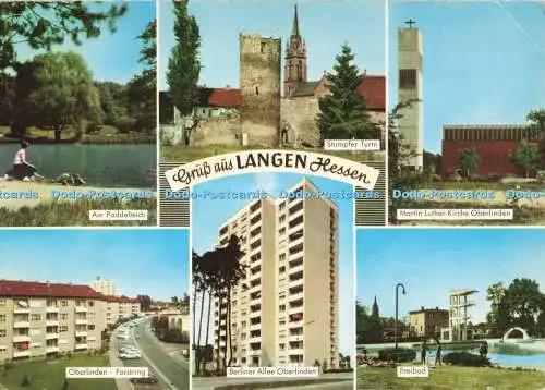 D268863 Grusse aus Langen Hessen Freibad Jakob Krapohl Multi View