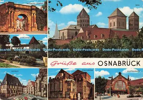 D268868 Grusse aus Osnabrück Rathaus Herbert Kl Maschmeyer Mehransicht