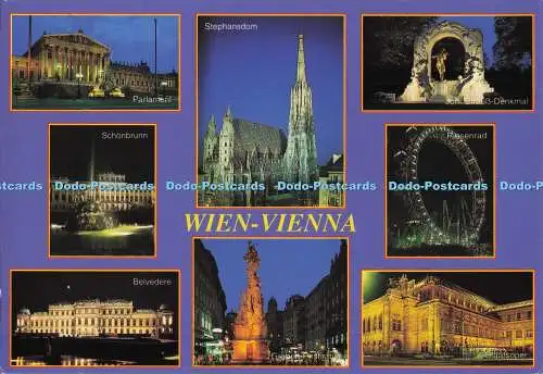 D274033 Wien Belvedere Schönbrunn Parlament Riesenrad Risch Lau Multi View 201
