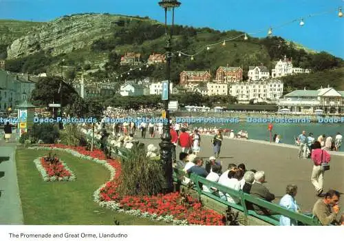 D268956 Llandudno The Promenade and Great Orme Bamforth 1994