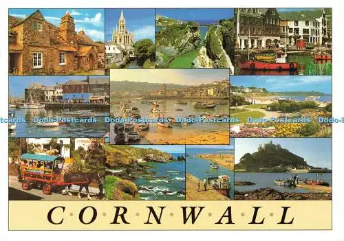 D268960 Cornwall John Hinde 1991 Multi View