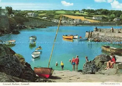 D269159 Cornwall Coverack Harbour John Hinde