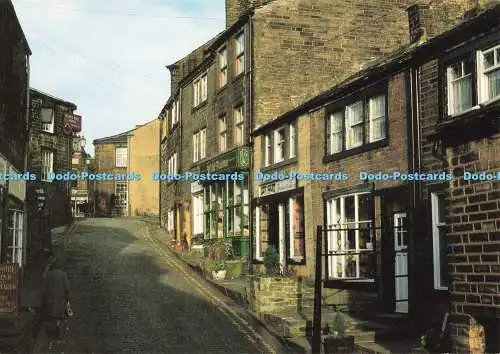 D269171 Yorkshire Main Street Haworth Larkfield Druck Bronte Society Simon Wa