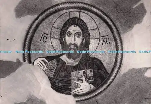 D274292 Mosaik in der Kirche von Daphni Der Pantokrator 11. Jahrhundert Mimose S Me
