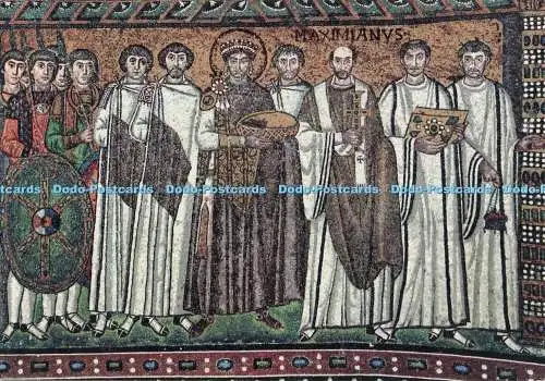 D274303 Ravenna S Vitalis Kaiser Justinlan mit Gefolge VI Jahrhundert D V P Marz
