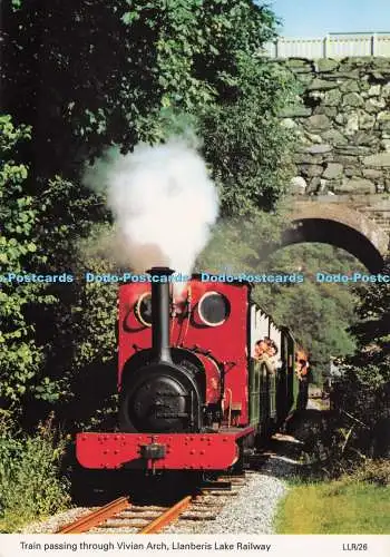 D274373 Llanberis Lake Railway Train Passing Through Vivian Arch E T W Dennis an