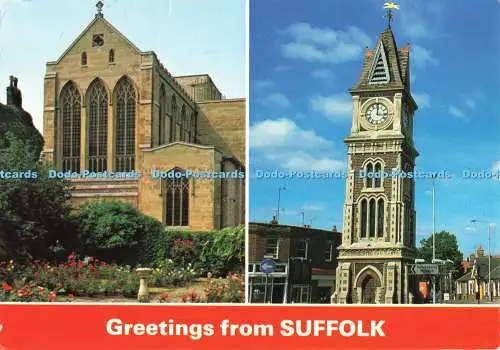 D269272 Grüße aus Suffolk Newmarket E T W Dennis Mehrfachansicht