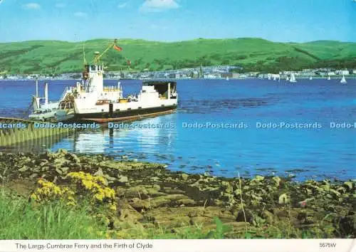 D269295 Die große Cumbrae Fähre und der Geburtstag von Clyde Whiteholme A Hail Caledon