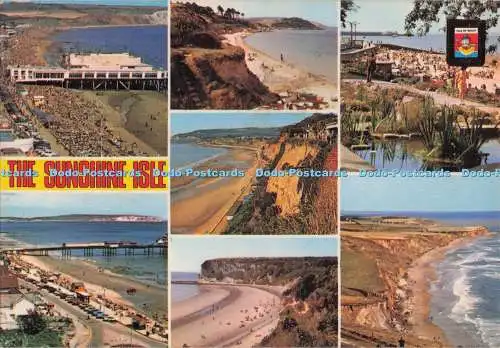 D274425 The Sunshine Isle Sandown Shanklin Colwell Bay Compton Bay W J Nigh und