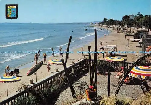 D274440 Benicasim Voramar Hotel Terrasse und Strand Fisa Escudo de Oro V Comas Ald