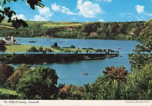 D274451 Cornwall The Helford Estuary John Hinde Ltd