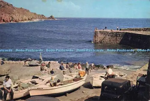 D269347 Cornwall The Jetty Lamorna Cove J Arthur Dixon