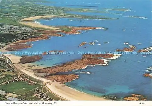 D269398 C I Guernsey Grande Rocque Cabo und Vazon A gp Publikation E T W Dennis