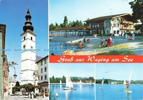 D269417 Gruss aus Waging am See F G Zeitz Multi View