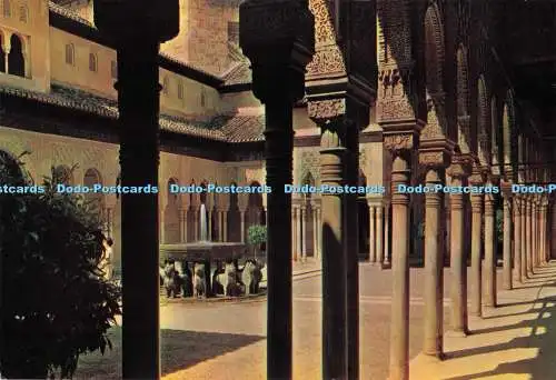 D274555 Granada Alhambra Hof der Löwen Nr 474