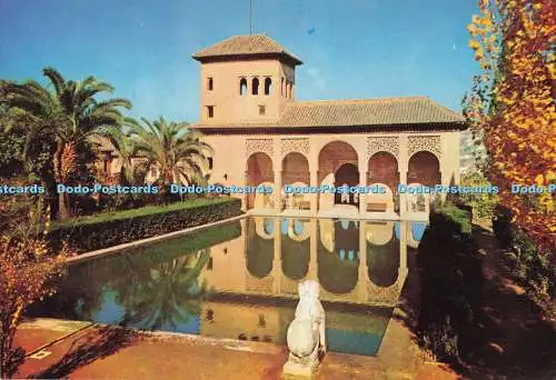 D274557 Granada Alhambra Gardens of the Partal No 402