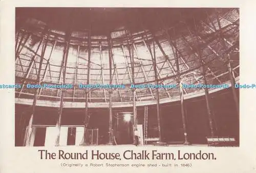 D274592 London Chalk Farm The Round House Robert Stephenson Lokschuppen gebaut in