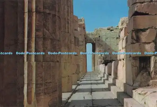 D274605 Athener Akropolis Blick auf die Westkolonnade des Parthenon