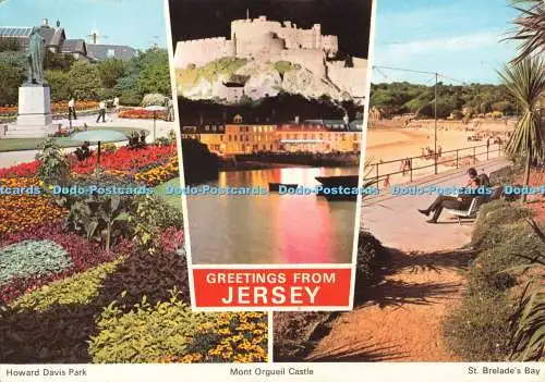 D269491 Grüße aus Jersey St Brelade Bay E T W Dennis Leader Sales Multi View