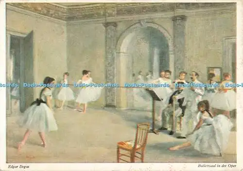 D269495 Ballettsaal in der Oper Edgar Degas Wiechmann