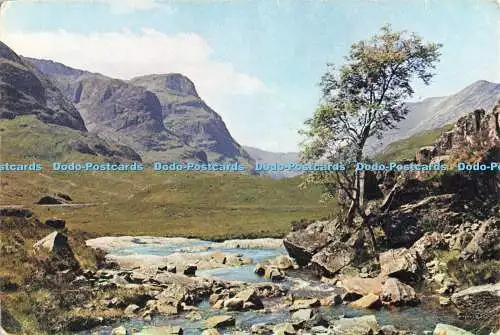 D269498 Schottland am Fluss Coe Glencoe Argyllshire J Arthur Dixon