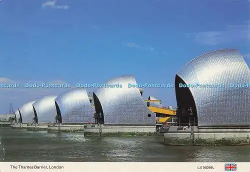 D274640 London The Thames Barrier E T W Dennis and Sons Ltd Photocolour