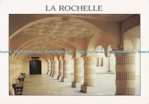 D274680 La Rochelle Galerie de l Hotel de Ville avec Plafond a Caissons Artaud F