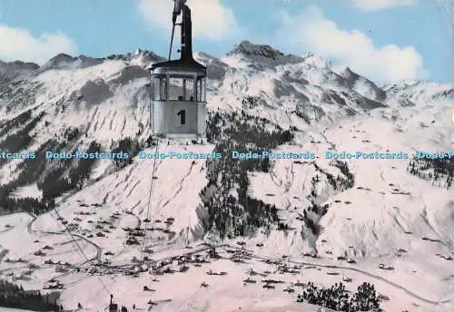 D274701 Lech u Oberlech a Rufibahn mit Mohnenfluh Risch Lau