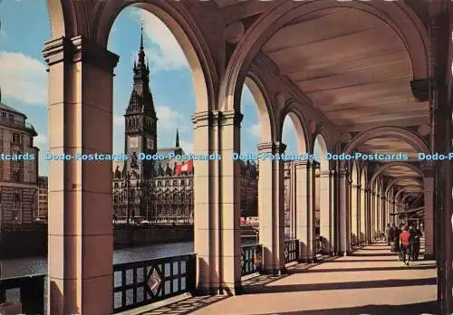 D274770 Hamburg Alsterarkaden und Rathaus Krüger