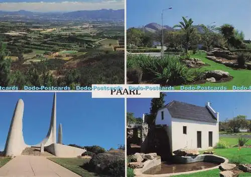 D274783 Paarl Südafrika Paarl Valley Garten am Eingang zum Paarl Wayron Postc