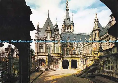 D274787 La Benedictine a Fecamp Vue de la Cour d Honneur Poulet Vallee d Auge