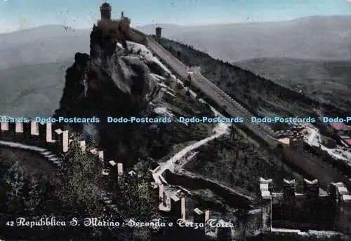 D274789 Repubblica S Marino Seconda e Terza Torre Angeli Terni