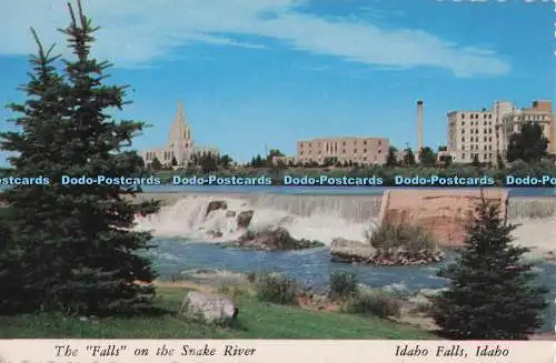 D274800 Idaho Idaho Falls The Falls on the Snake River George Mc Company Kunststoff