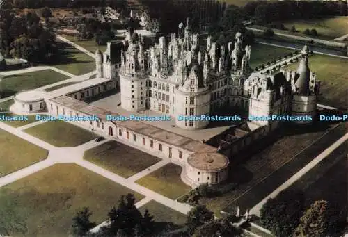 D274805 Chambord Le Chateau Fassade Sud Artaud Freres Mexichrome