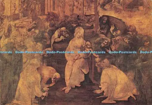 D274809 Firenze Galleria Uffizi L Adorazione dei Magi Innocenti Leonardo da Vinc