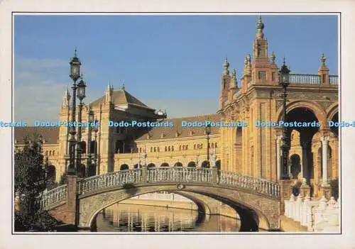 D274974 Spanien Südeuropa Sevilla The Plaza de España MCMXCII Edito Services