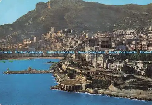 D274977 Principaute de Monaco Aerien 101 P A P Monte Carlo Vue Generale Y P A