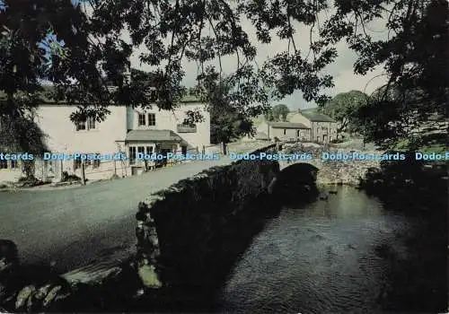 D274982 Yorkshire Malham Bridge over River Aire J Arthur Dixon Ltd