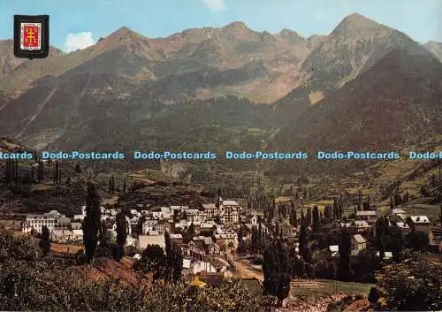 D275110 Pirineo Aragones Huesca Sallent de Gallego Gesamtansicht Berg Honciecho