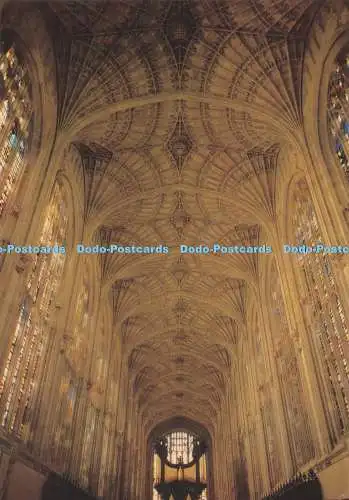 D275121 Cambridge King College Chapel The Great Vault Jarrold and Sons Ltd
