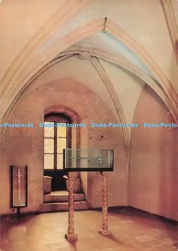 D275341 Krakau Zamek Krolewski na Wawelu Gotycka Sala Jadwigi i Jagielly XIV w R