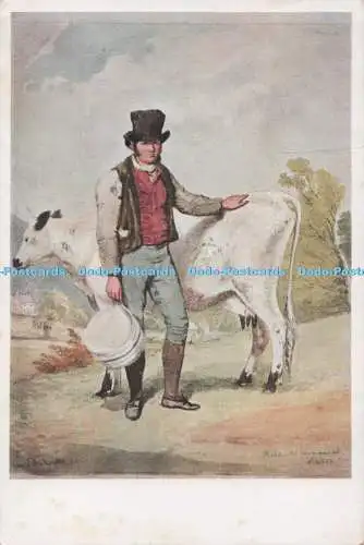 D275450 Rees the Cowman at Briton Ferry c 1818 National Library of Wales