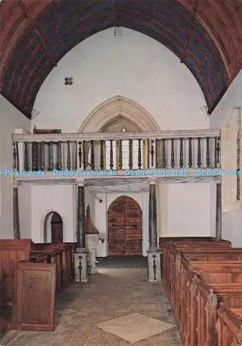 D275453 Oxfordshire Rycote Kapelle Innenansicht West Colin Richardson Drucker