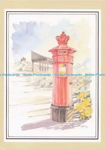 D275484 Die Post auf dem Gartenfestival Die Liverpool Special Pillarbox a